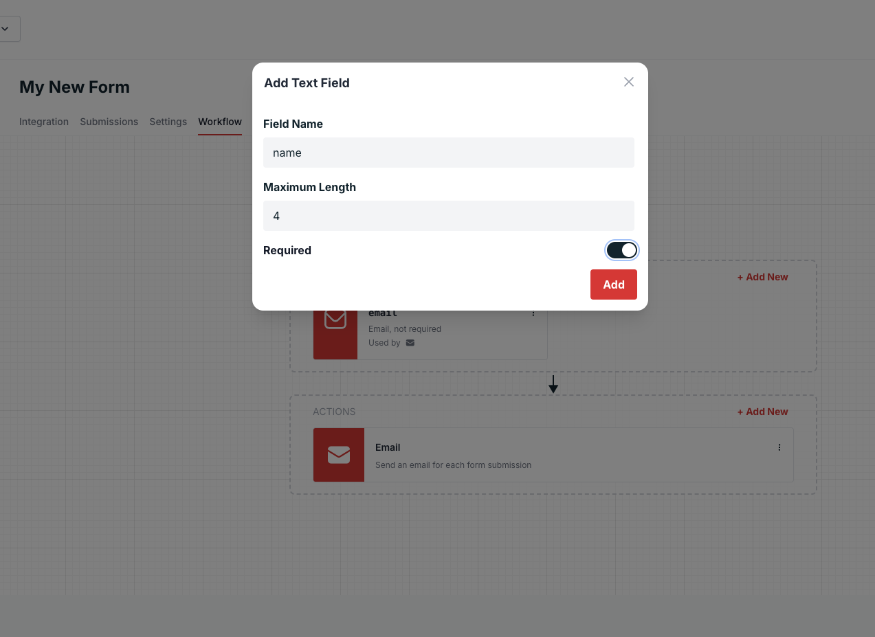 Setting Field Validation Rules