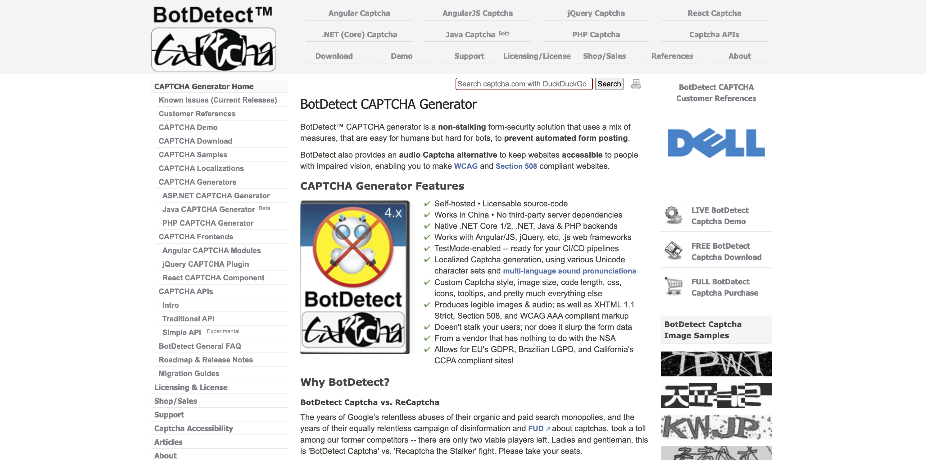 BotDetect Homepage